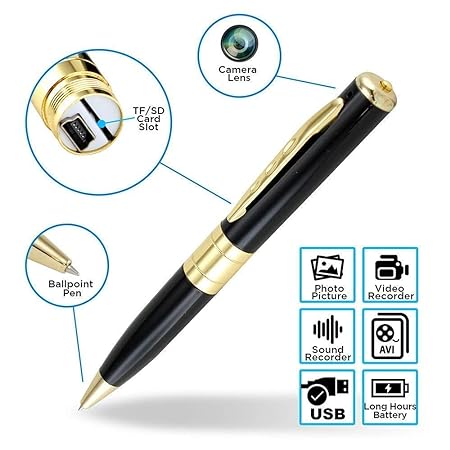 Electric Recording Camera Pen | قلم كاميرا تسجيل كهربائية